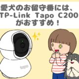 お留守番中の愛犬を見守る！おすすめペットカメラ【TP-Link Tapo C200】について詳しく紹介！食糞対策にもなる！？