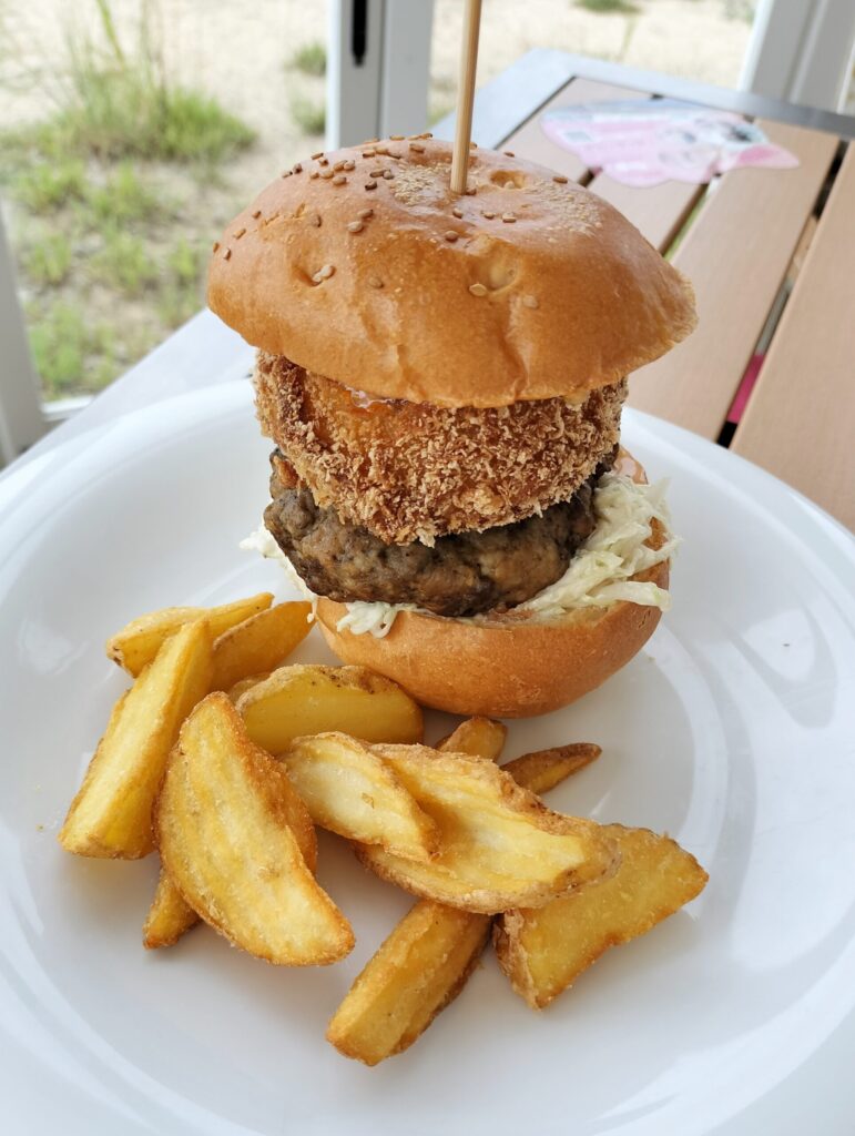ハーフ淡路たまねぎバーガー