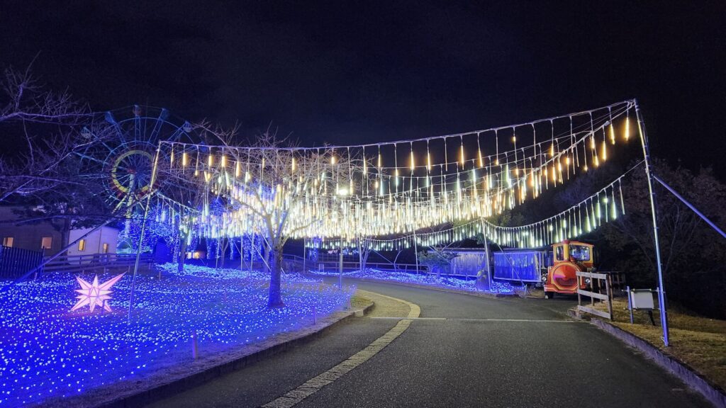 ハーベストの丘-夜光のカーテン