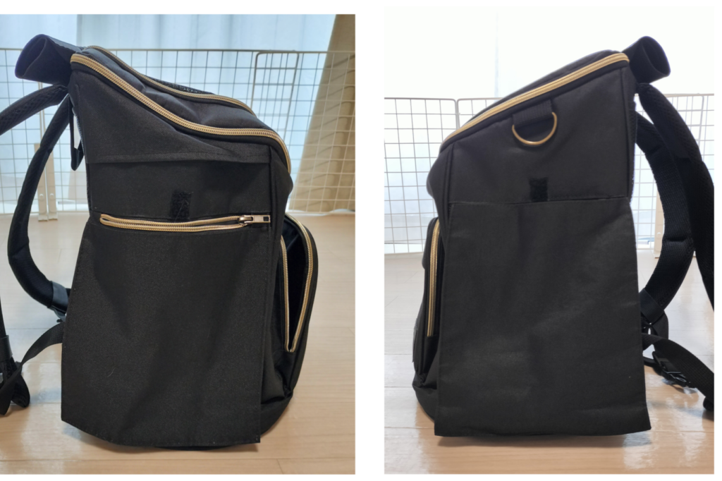 カバーした左右