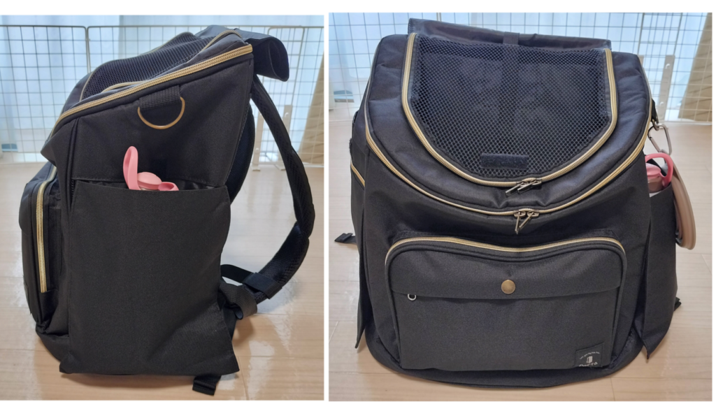 前面ポケット厚み