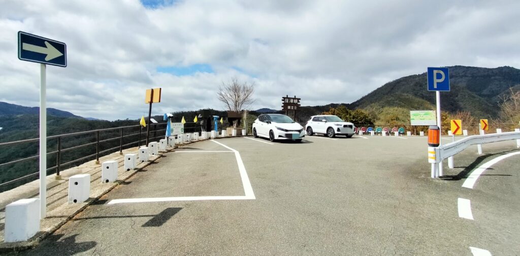 保津峡展望台駐車場